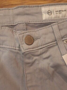 Silver AG-ed Prima Ankle Cigarette Pants- Sz 30